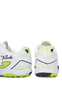 Joma Buty do piłki nożnej Toledo Jr 2502 TOJS2502TF Biały. Kolor: biały. Materiał: skóra #4