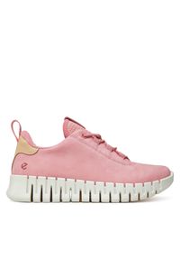 ecco - ECCO Sneakersy Gruuv W 21820361129 Różowy. Kolor: różowy. Materiał: skóra, nubuk