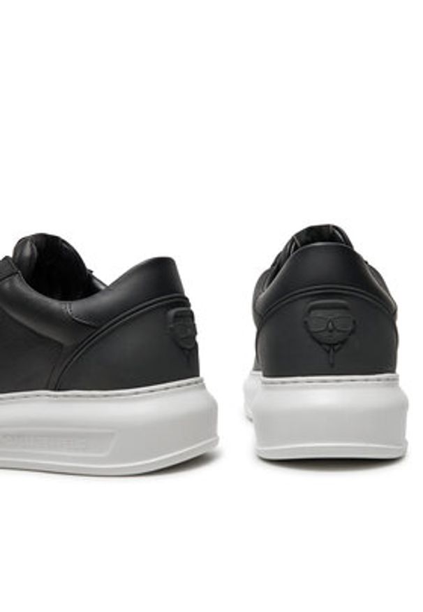 Karl Lagerfeld - KARL LAGERFELD Sneakersy KL52575N Czarny. Kolor: czarny. Materiał: skóra