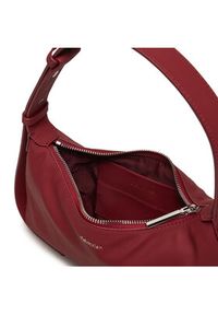 Calvin Klein Torebka Calvin Soft Shoulder Bag K60K612156 Bordowy. Kolor: czerwony. Materiał: skórzane #3