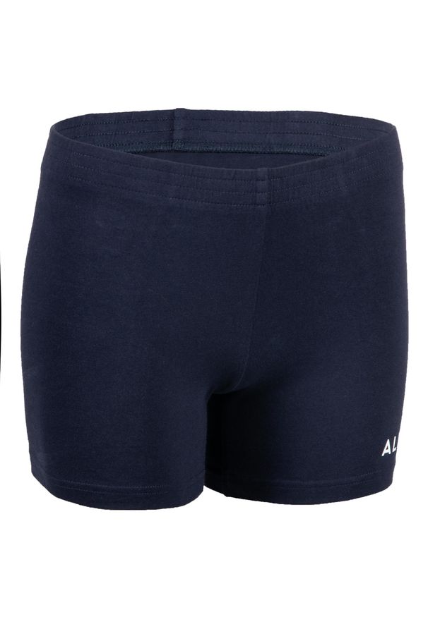 ALLSIX - Spodenki do siatkówki V100 dla dziewczynek. Kolor: niebieski. Materiał: elastan, materiał, bawełna. Sport: siatkówka