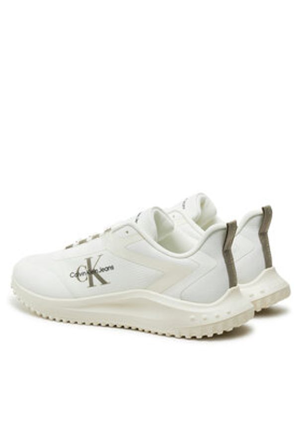 Calvin Klein Jeans Sneakersy Eva Runner Low Lace Ml YM0YM00968 Biały. Kolor: biały. Materiał: materiał