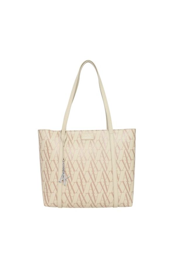 Armani Exchange Torebka XW001199 AF15325 F8035 Beżowy. Kolor: beżowy. Materiał: skórzane