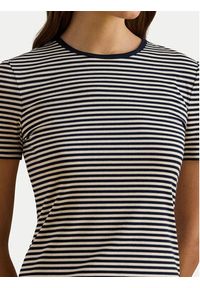 Lauren Ralph Lauren - LAUREN RALPH LAUREN T-Shirt 200P03721002 Granatowy Slim Fit. Kolor: niebieski. Materiał: bawełna #3