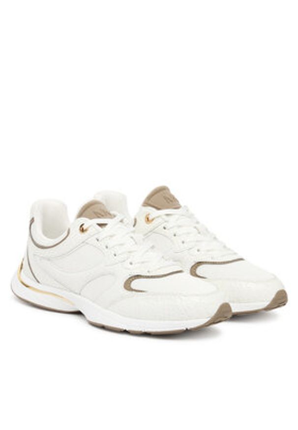 MICHAEL Michael Kors Sneakersy Riley 43T5RLFS3E Biały. Kolor: biały. Materiał: materiał