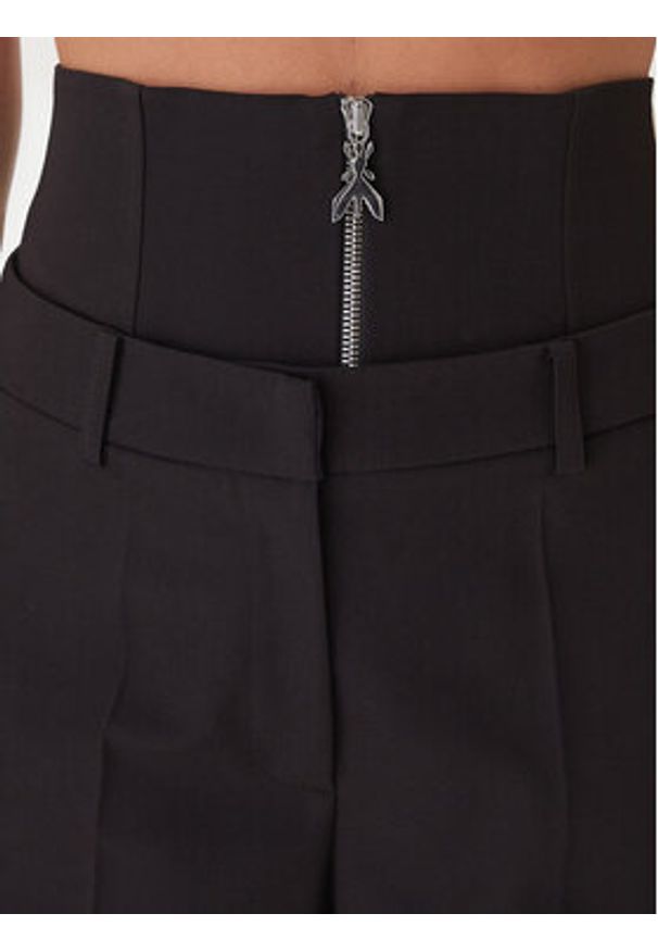 Patrizia Pepe Spodnie materiałowe 2P1706 A498 Czarny Regular Fit. Kolor: czarny. Materiał: syntetyk