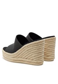 Calvin Klein Jeans Espadryle Slide Wedge Rope Sandal Ml Btw YW0YW01356 Czarny. Kolor: czarny #5