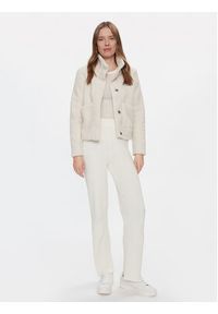 outhorn - Outhorn Spodnie dresowe OTHAW23TTROF492 Biały Regular Fit. Kolor: biały. Materiał: syntetyk, bawełna