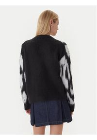 Calvin Klein Sweter Brushed Hairy LV044D343G Czarny Regular Fit. Kolor: czarny. Materiał: syntetyk #2