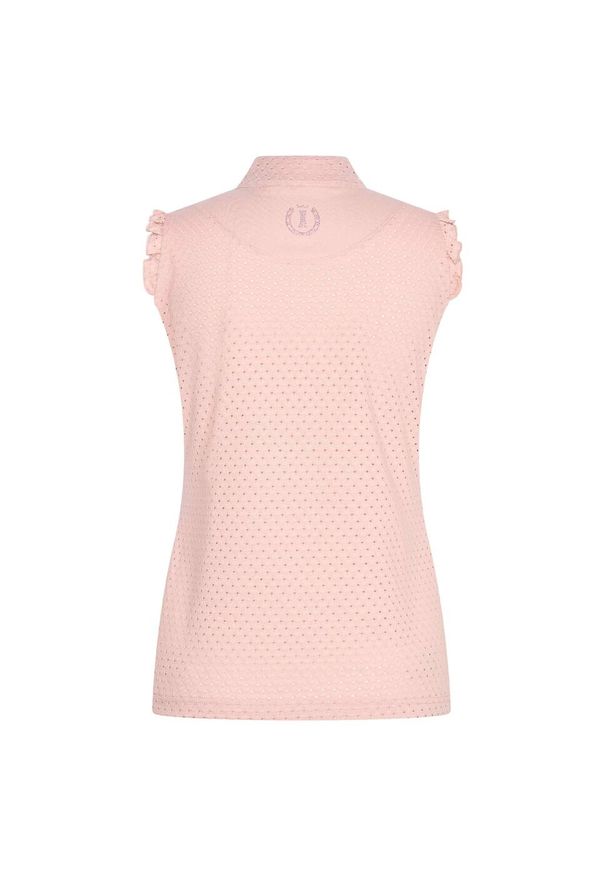 IMPERIAL RIDING - Damska sukienka t-shirtowa bez rękawów Imperial Riding Irhpippa. Kolor: różowy. Długość rękawa: bez rękawów. Typ sukienki: sportowe. Styl: elegancki, sportowy