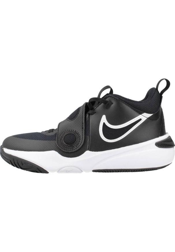Buty koszykarskie dla dzieci Nike Team Hustle D 11 Jr. Zapięcie: rzepy. Kolor: wielokolorowy, czarny. Materiał: guma, materiał, tkanina, syntetyk. Szerokość cholewki: normalna