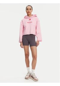 Adidas - adidas Bluza ALL SZN Graphic JJ4519 Różowy Loose Fit. Kolor: różowy. Materiał: bawełna #3