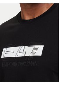 EA7 Emporio Armani T-Shirt 7M002415 AF10375 MC001 Czarny Regular Fit. Kolor: czarny. Materiał: bawełna #3