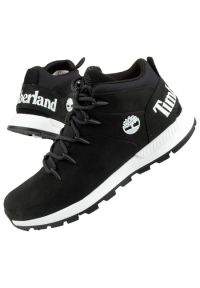 Buty Timberland Sprint Trekker M TB0A5SB7015 czarne. Zapięcie: sznurówki. Kolor: czarny. Materiał: nubuk, guma, tworzywo sztuczne, tkanina, materiał, skóra. Szerokość cholewki: normalna. Sport: bieganie