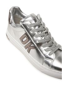 DKNY Sneakersy Abeni K3464319 Srebrny. Kolor: srebrny. Materiał: skóra #4