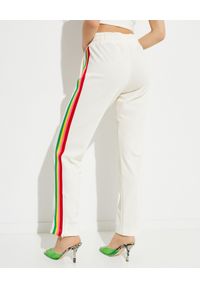 PALM ANGELS - Spodnie dresowe z logo Miami. Kolor: beżowy. Materiał: dresówka. Wzór: aplikacja, kolorowy #4