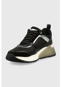 U.S. Polo Assn. sneakersy kolor czarny. Nosek buta: okrągły. Zapięcie: sznurówki. Kolor: czarny. Materiał: guma. Obcas: na platformie