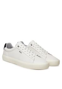 BOSS Sneakersy 50542114 Biały. Kolor: biały. Materiał: skóra