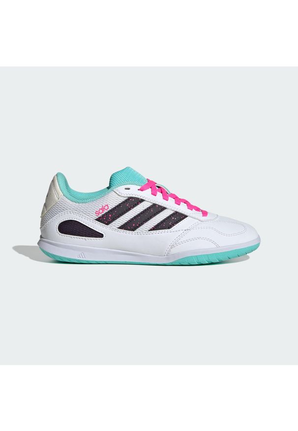 Adidas - Buty Super Sala Competition 3 Indoor Kids. Kolor: czarny, niebieski, wielokolorowy, biały. Sport: piłka nożna