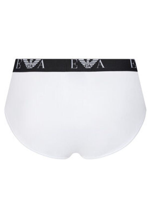 Emporio Armani Underwear Komplet 3 par slipów EM000258 AF14131 M0066 Biały. Kolor: biały. Materiał: bawełna