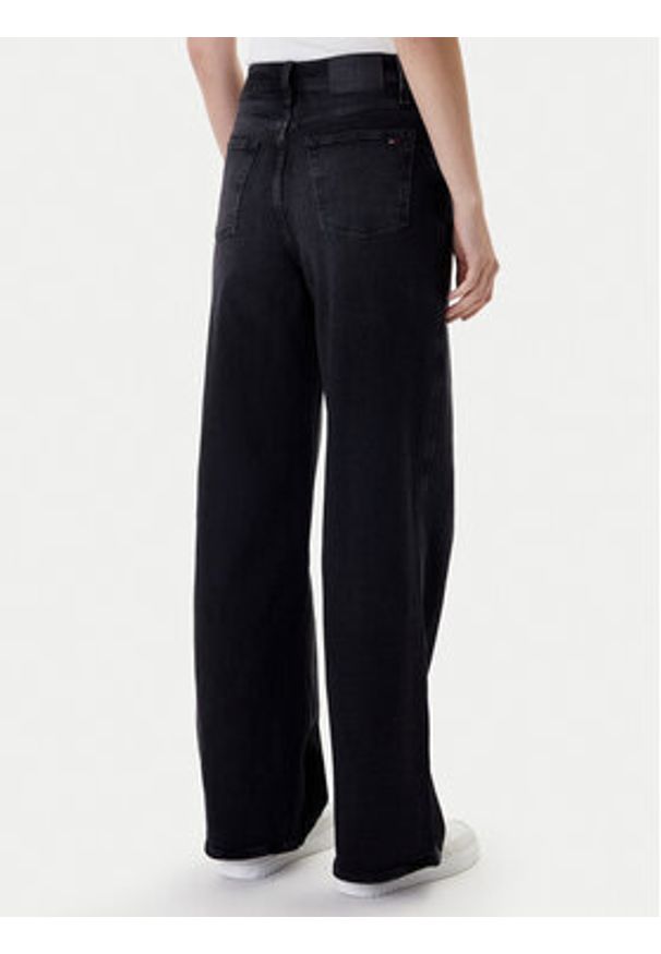 Tommy Jeans Jeansy Claire DW0DW22453 Czarny Wide Leg. Kolor: czarny