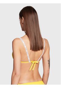 Calvin Klein Swimwear Góra od bikini KW0KW01945 Żółty. Kolor: żółty. Materiał: syntetyk #2
