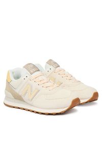 New Balance Sneakersy W574VA Kremowy. Kolor: kremowy. Materiał: skóra, zamsz. Model: New Balance 574 #5