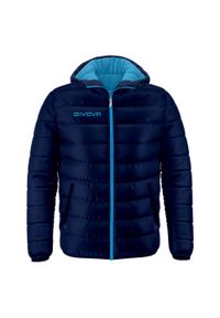 Kurtka sportowa Givova Olanda unisex niebieska 2XS. Kolor: wielokolorowy, niebieski, szary. Sport: piłka nożna #2