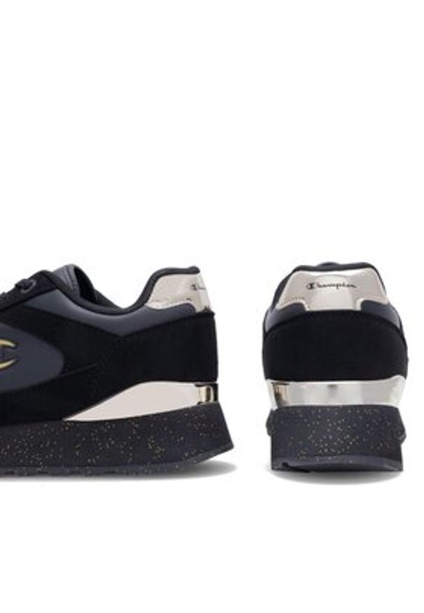 Champion Sneakersy RR CHAMP II PLAT METAL S11615-KK002 Czarny. Kolor: czarny. Materiał: skóra