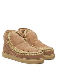 Mou Śniegowce Eskimo Sneaker FW111000A Beżowy. Kolor: beżowy. Materiał: skóra #3