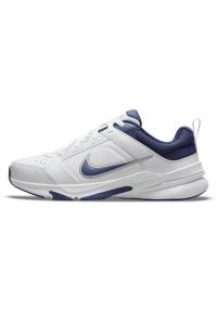 Buty do chodzenia męskie Nike Defyallday. Kolor: biały, wielokolorowy, niebieski. Materiał: tkanina, materiał, skóra, syntetyk. Sport: turystyka piesza
