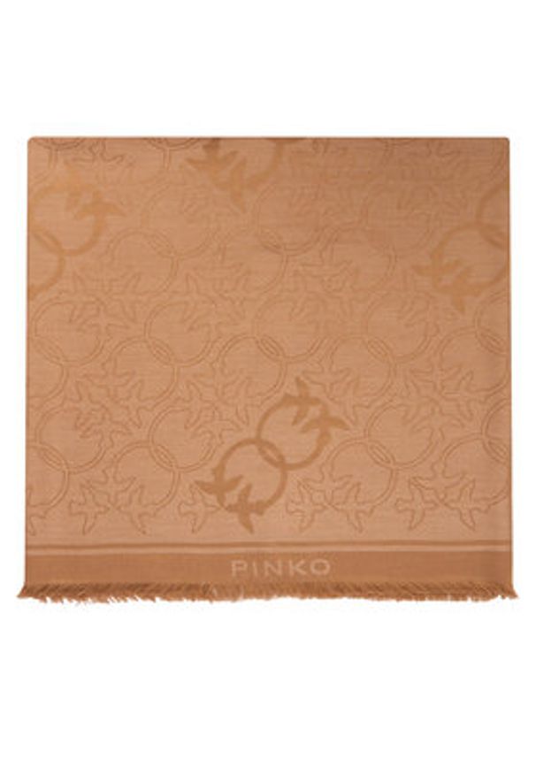 Pinko - PINKO Chusta 106017 A2ZH Beżowy. Kolor: beżowy. Materiał: wiskoza