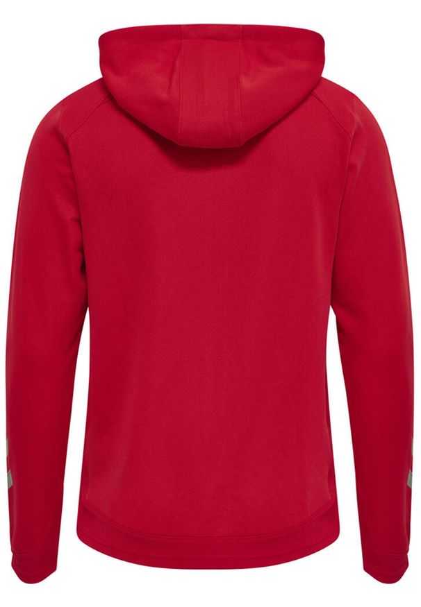 Bluza z kapturem Hummel lead Zip Poly. Typ kołnierza: kaptur. Kolor: czerwony, wielokolorowy, różowy. Materiał: poliester