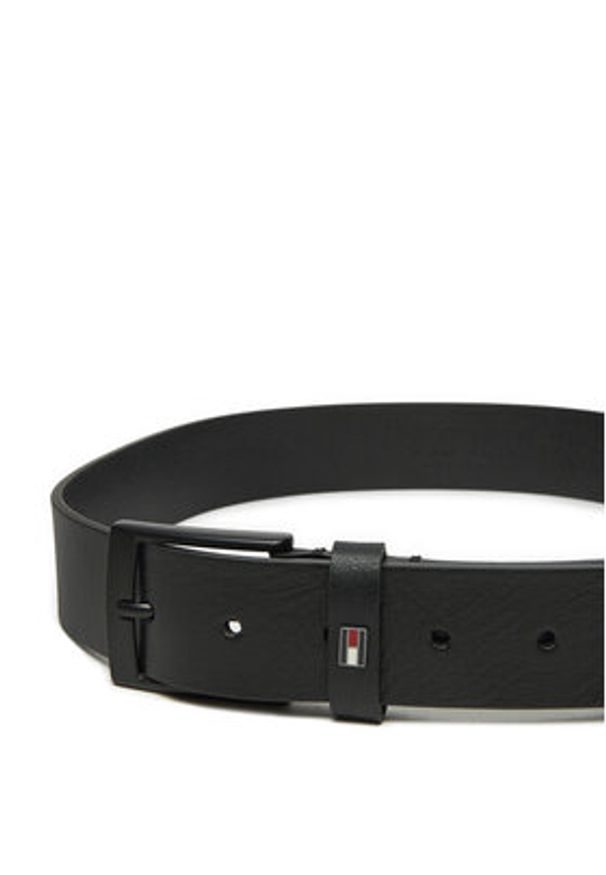 TOMMY HILFIGER - Tommy Hilfiger Pasek Męski Adan 3.5 Ext AM0AM13014 Czarny. Kolor: czarny. Materiał: skóra