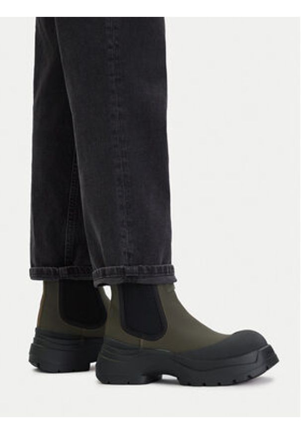 Hunter Sztyblety CEO-SX2405-1 Khaki. Kolor: brązowy. Materiał: syntetyk