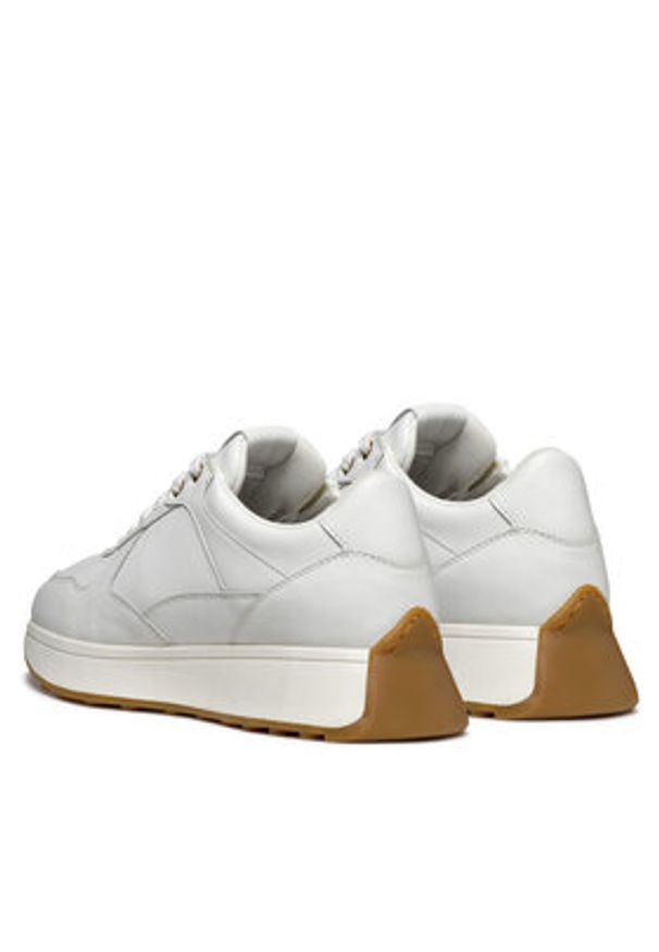 Geox Sneakersy D Amabel D46MDA 00085 C1000 Biały. Kolor: biały. Materiał: skóra