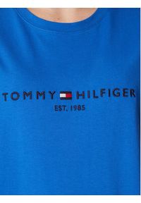 TOMMY HILFIGER - Tommy Hilfiger T-Shirt WW0WW28681 Niebieski Regular Fit. Kolor: niebieski. Materiał: bawełna