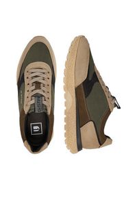 G-Star RAW - G-Star Raw Sneakersy EO-DAIIONA-01 MI08 Khaki. Kolor: brązowy. Materiał: nubuk, skóra #8