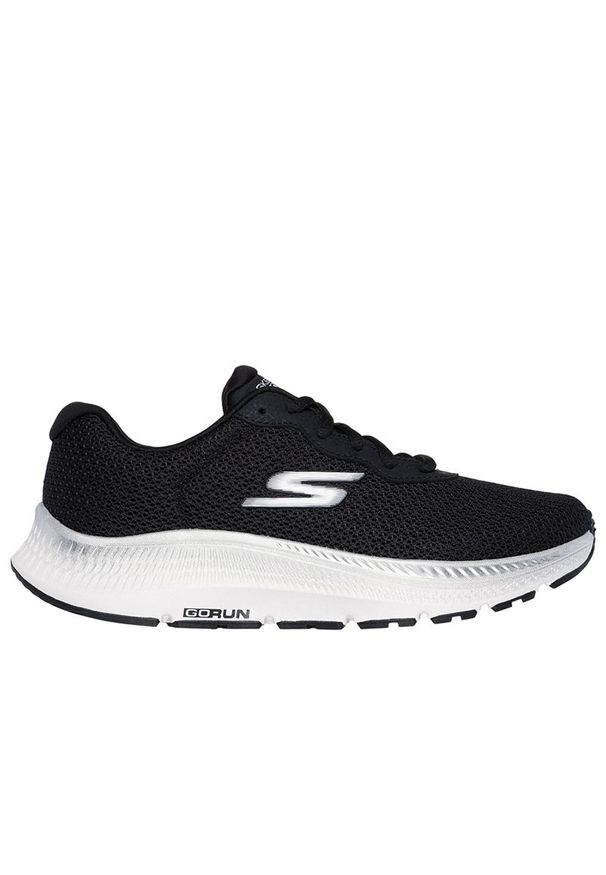 skechers - Buty damskie Skechers Go Run Consistent 2.0 128621BKSL - czarna. Okazja: na co dzień, na spacer. Zapięcie: sznurówki. Kolor: czarny. Materiał: guma. Szerokość cholewki: normalna. Wzór: aplikacja. Model: Skechers Sport. Sport: bieganie