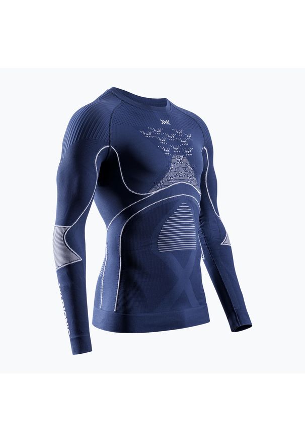 XBIONIC - Longsleeve termoaktywny męski X-Bionic Energy Accumulator 4.0. Kolor: niebieski. Długość rękawa: długi rękaw