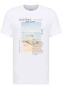Męski T-Shirt Mustang Style Austin Bright White 1016282 2007 #4