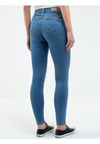 Big-Star - Spodnie jeans damskie Melinda High Waist 340. Stan: podwyższony. Kolor: niebieski #3