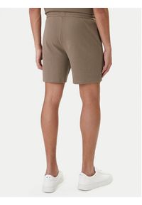 BOSS Szorty sportowe Waffle 50535884 Brązowy Regular Fit. Kolor: brązowy. Materiał: syntetyk. Styl: sportowy #3
