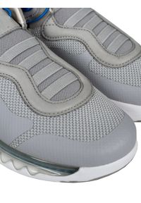 Geox Sneakersy "Levita" | U029XA 06K85 | Mężczyzna | Szary. Nosek buta: okrągły. Zapięcie: bez zapięcia. Kolor: szary. Materiał: skóra, tkanina #5
