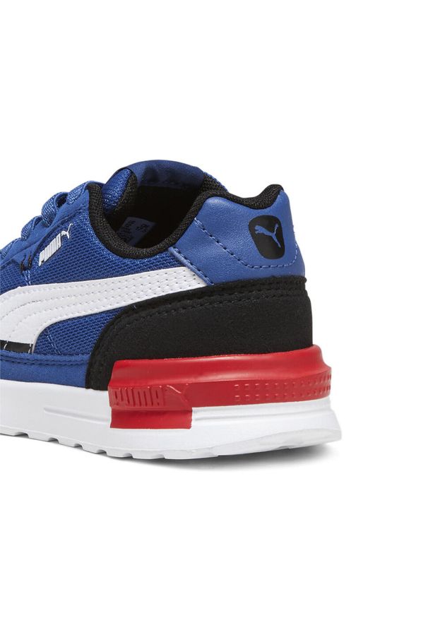 Puma - Dziecięce buty sportowe Graviton AC PUMA Clyde Royal White Black Blue. Okazja: na co dzień. Kolor: biały. Sport: bieganie