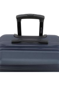 Wittchen - Zestaw walizek z ABS-u z żebrowaniem. Kolor: niebieski. Materiał: guma #5