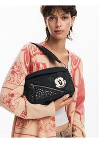 Desigual Torebka Mickey Studstyle Phuk 24WAXP71 Czarny. Kolor: czarny. Materiał: skórzane #3