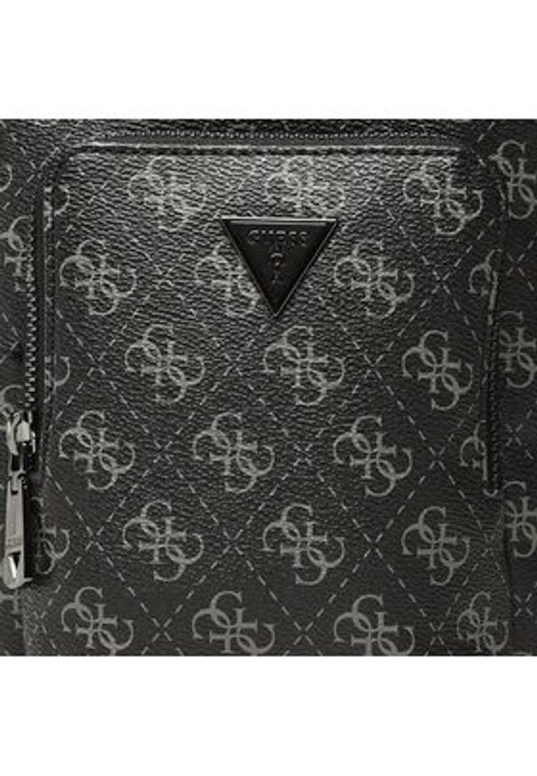 Guess Saszetka Vezzola Smart HMEVZL P3163 Czarny. Kolor: czarny. Materiał: skóra