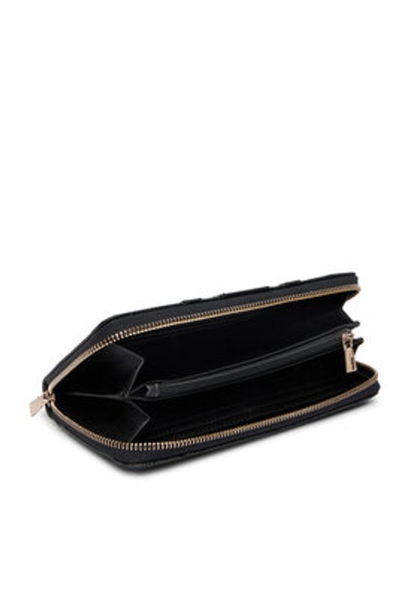 Guess Portfel Laurel II Slg SWSS74 59146 Czarny. Kolor: czarny. Materiał: skóra