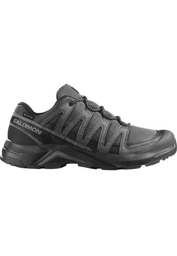 salomon - Buty trekkingowe męskie Salomon X-adventure Reckon Gtx. Kolor: szary. Materiał: materiał, syntetyk. Szerokość cholewki: normalna. Sport: turystyka piesza